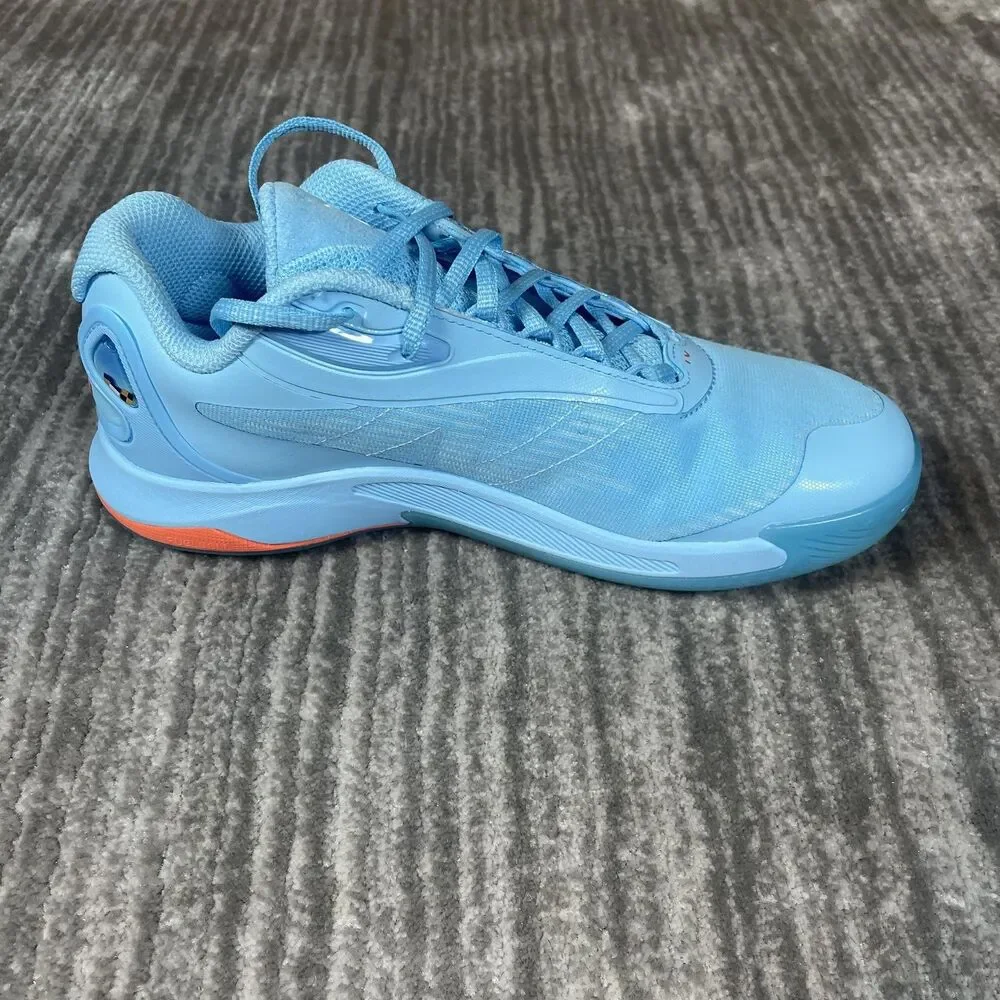 New Balance Kawhi 4 Shoes Mens Size 8.5 Blue Basketball Sneakers BBKLSLV4